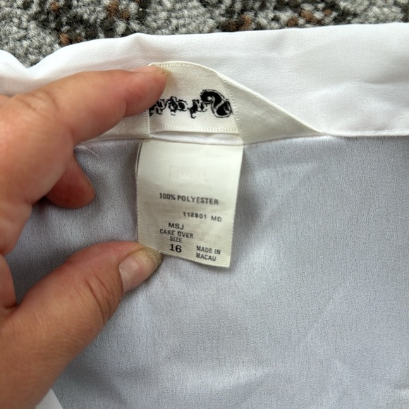 Vintage Ship n’ Shore Button Down Cap Sleeve Blouse White 16 - Picture 3 of 6